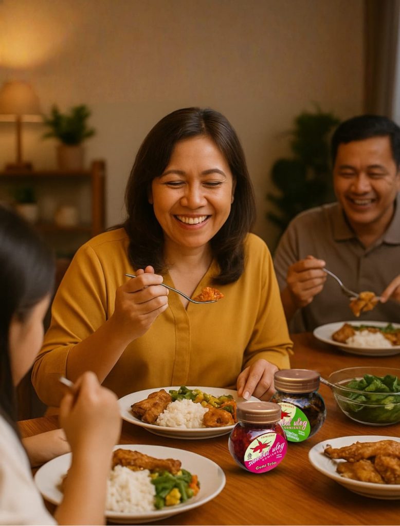 Sambal Gomienz di meja makan