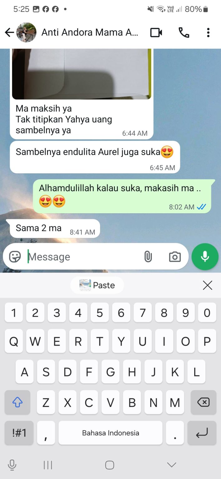 Testimoni sambal Gomienz