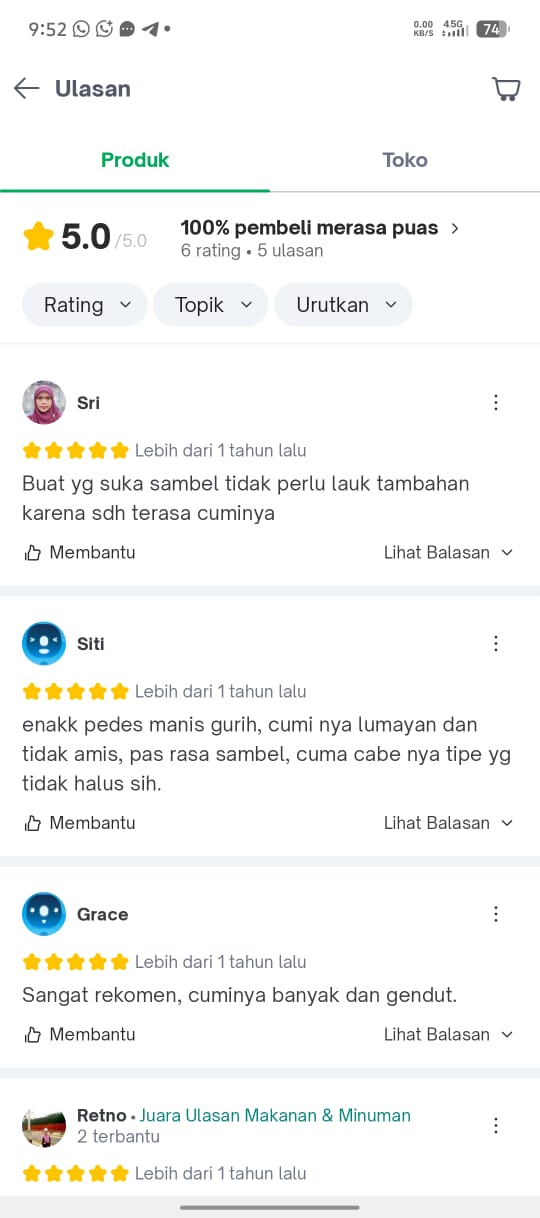 testimonial sambal gomienz 7